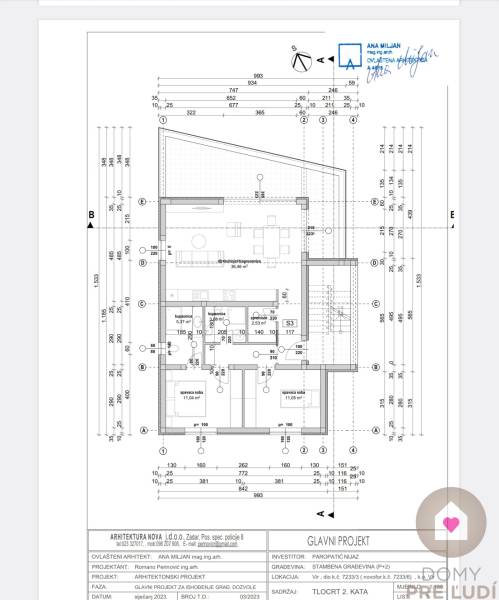 HR/Ostrov VIR-Predaj nových veľkometrážnych 3i apartmánov 250m od mora