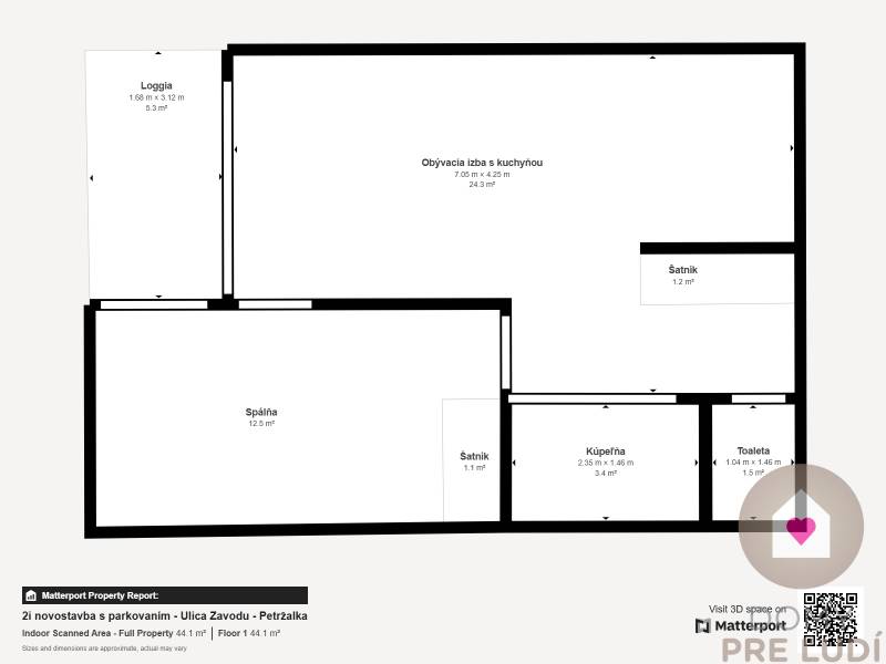 BA/PETRŽALKA-Furnished 2-room apartment with balcony in a new building