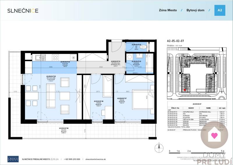 BA/Slnečnice-mesto - Furnished 3-room design apartment with parking