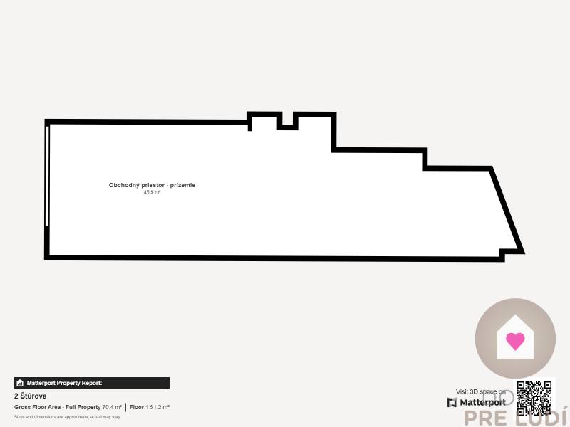 Rent Commercial premises, Commercial premises, Štúrova, Bratislava - S