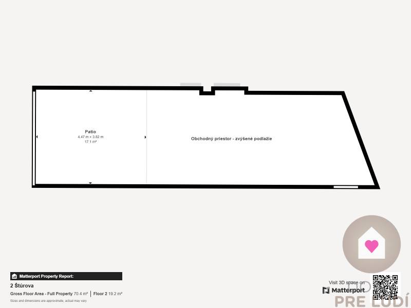 Rent Commercial premises, Commercial premises, Štúrova, Bratislava - S