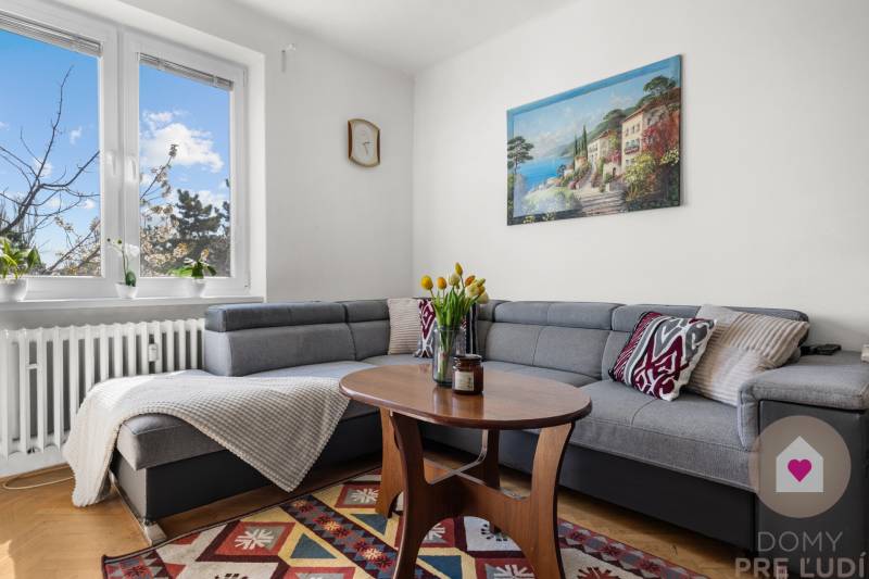 BA/RUŽINOV-Sale of a 2-room apartment with a balcony and a cellar 