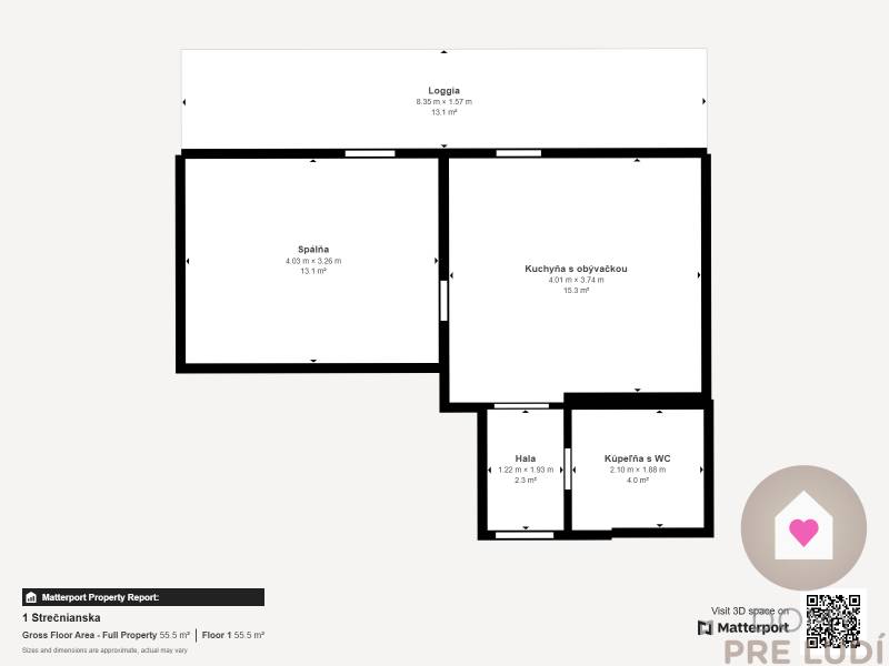 BA/PETRŽALKA-Rent 2 studio apartment with loggia in Strečnianska