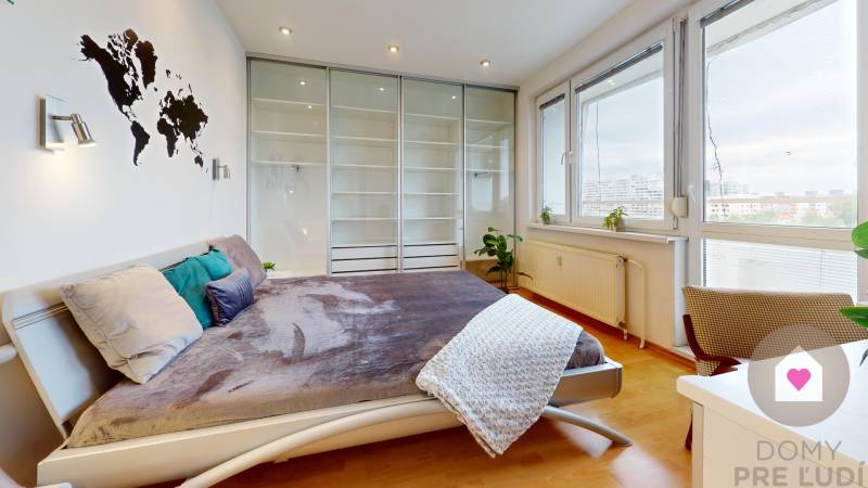 BA/PETRŽALKA-Rent 2 studio apartment with loggia in Strečnianska
