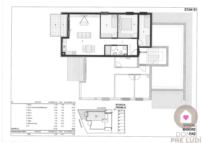 HR/PAG/MANDRE- Predaj luxusných apartmánov s terasami priamo na pláži-1.rad
