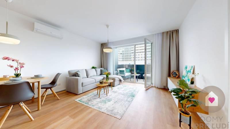 Trnava - Furnished 2-room apartment with parking and balcony 