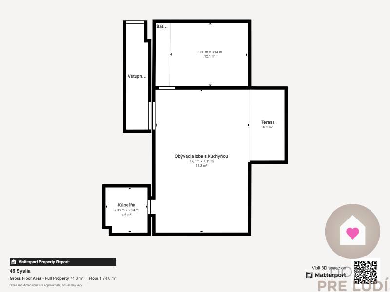BA/RUŽINOV-Rentl of a furnished 2-room apartment with balcony +parking