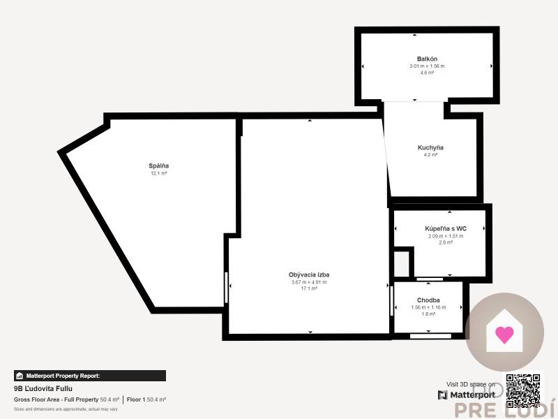 BA/KARLOVA VES- Rent of a spacious 2-room apartment with a balcony 