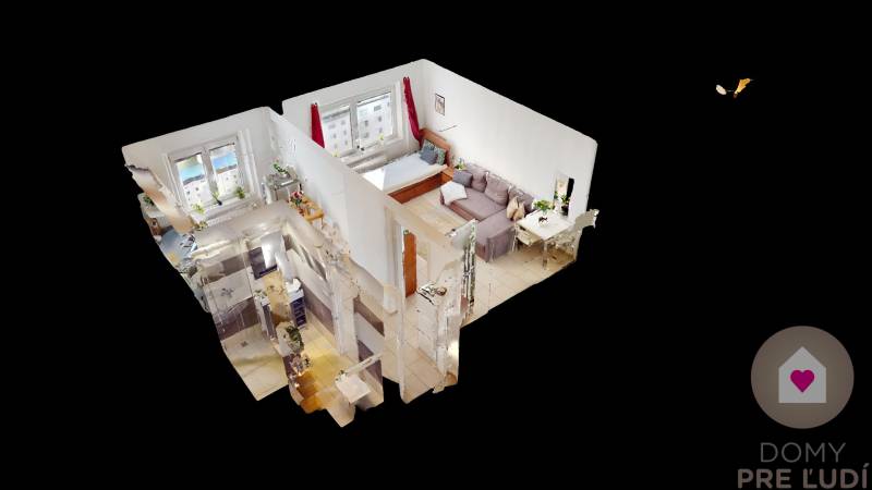 BA/RUŽINOV - Renovated 1-room apartment near Miletička for rent