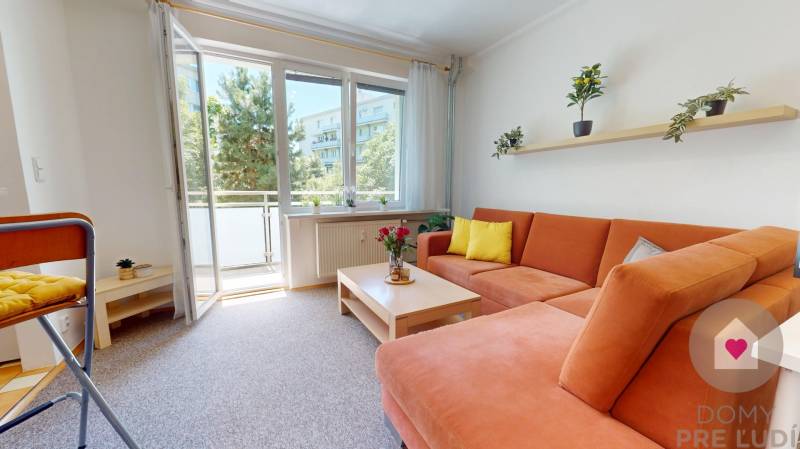 BA/NOVÉ MESTO-Rent a furnished 2-room apartment with 2 balconies 