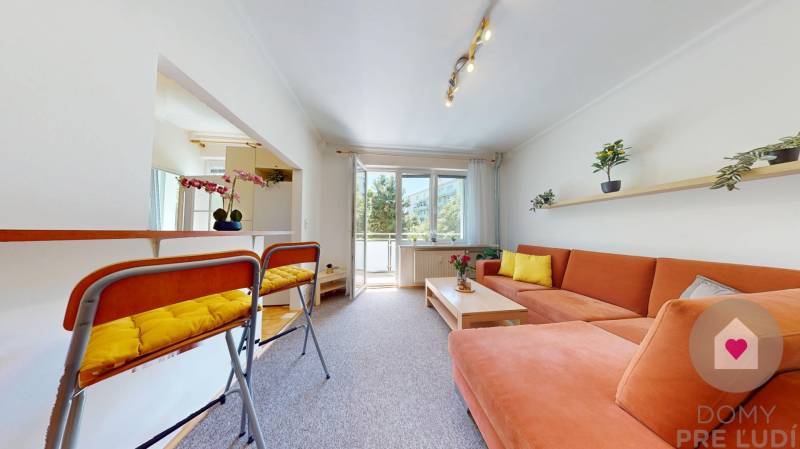 BA/NOVÉ MESTO-Rent a furnished 2-room apartment with 2 balconies 