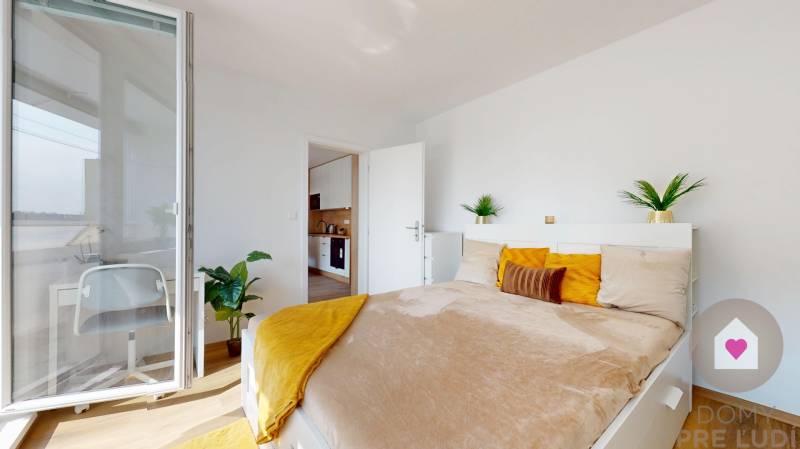BA/PETRŽALKA-Renovated 2-room apartment for rent with 2 balconies 