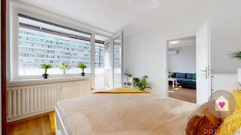 BA/PETRŽALKA-Renovated 2-room apartment for rent with 2 balconies 