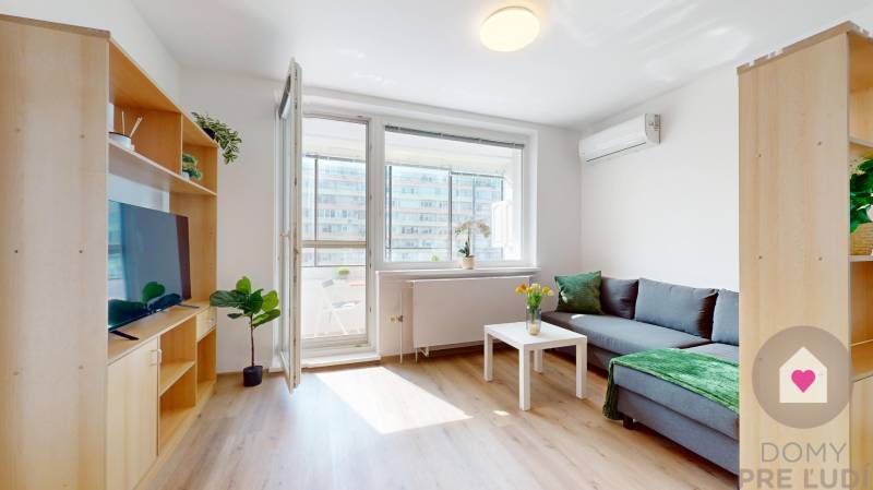 BA/PETRŽALKA-Renovated 2-room apartment for rent with 2 balconies 