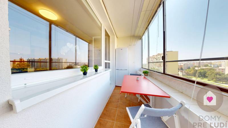 BA/PETRŽALKA-Renovated 2-room apartment for rent with 2 balconies 