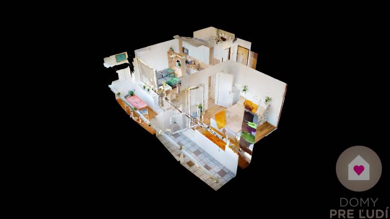 BA/PETRŽALKA-Renovated 2-room apartment for rent with 2 balconies 