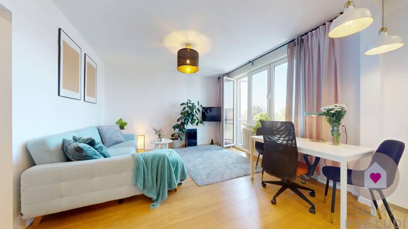 BA/RUŽINOV-Renovated 2 bedroom apartment for rent with a balcony 