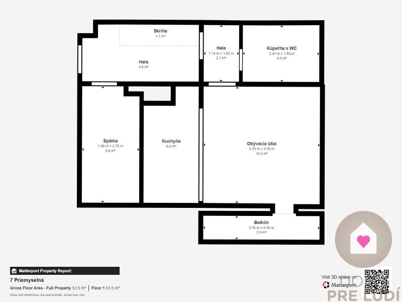 BA/RUŽINOV-Renovated 2 bedroom apartment for rent with a balcony 