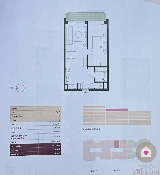 Sale One bedroom apartment, One bedroom apartment, Dukelská, Senec, Sl