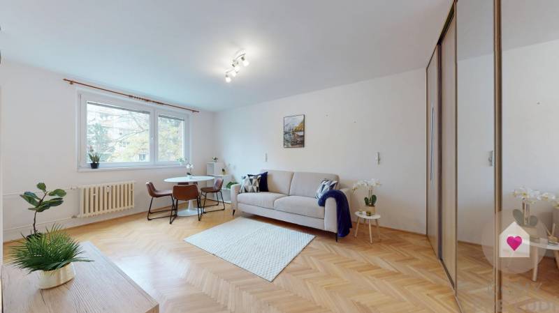 BA/RUŽINOV-Renting a 1-room apartment with a balcony and a cellar 