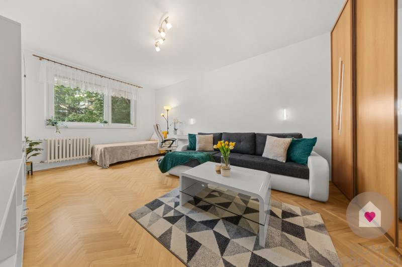 BA/RUŽINOV-Renting a 1-room apartment with a balcony and a cellar