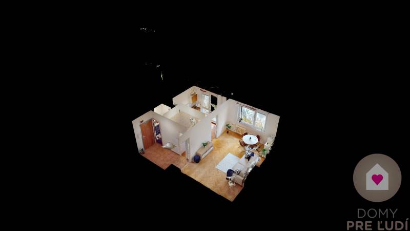 BA/RUŽINOV-Renting a 1-room apartment with a balcony and a cellar 