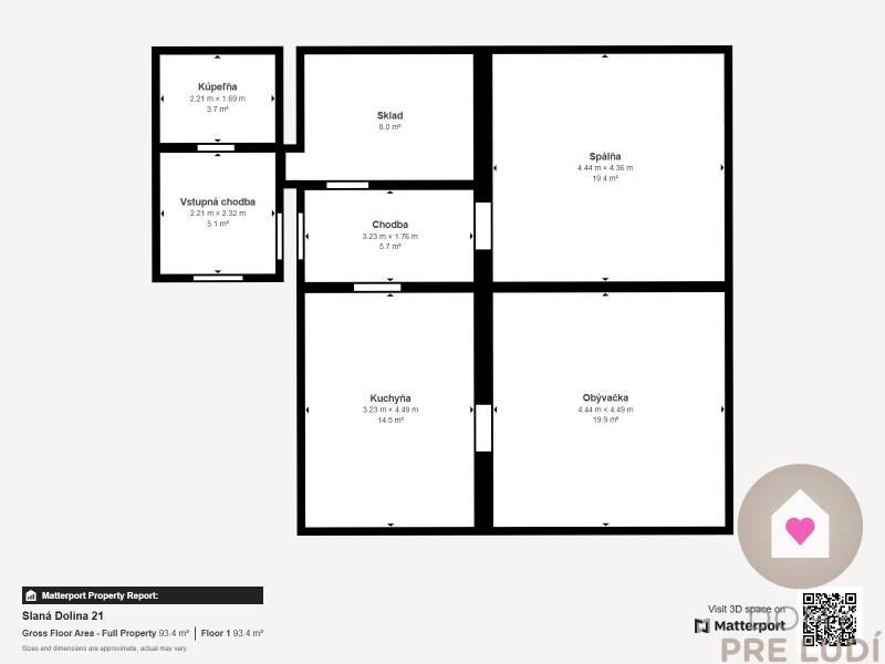Sale Land – for living, Land – for living, Slaná dolina, Galanta, Slov