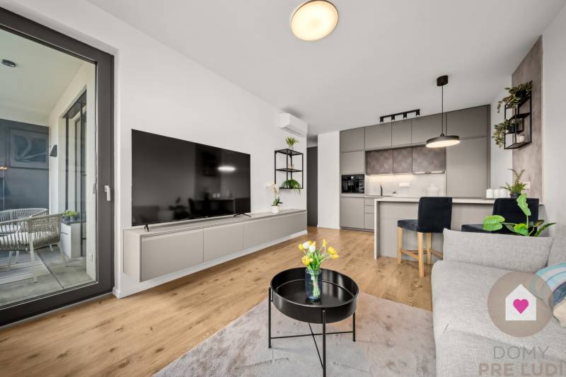 BA/NIVY-Sale of a modern 2-room apartment in a new building with parki