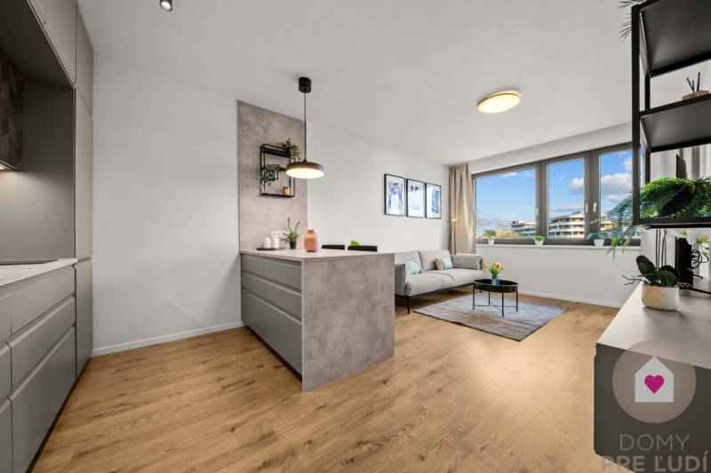 BA/NIVY-Sale of a modern 2-room apartment in a new building with parki
