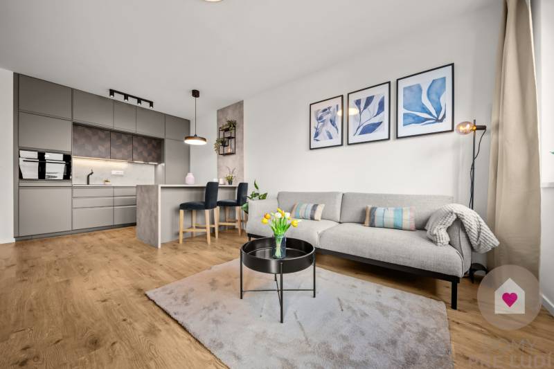 BA/NIVY-Sale of a modern 2-room apartment in a new building with parki