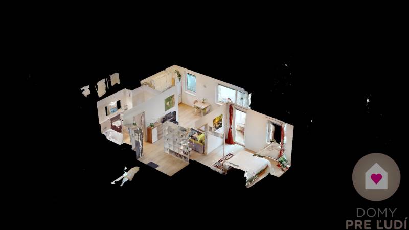 BA/IV-Rent of a furnished 2-room apartment with a balcony and parking 