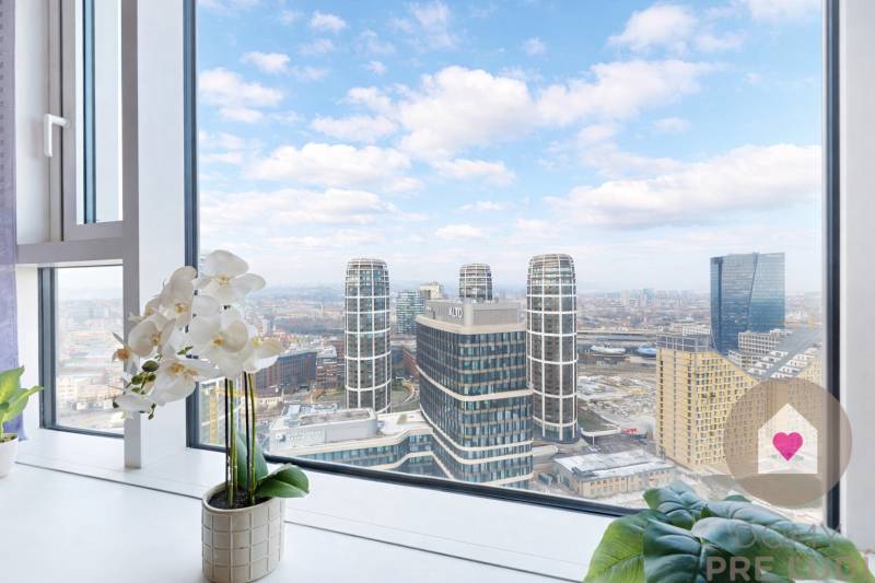 BA I/PANORAMA CITY-Furnished 1-room apartment for rent + loggia-27th 