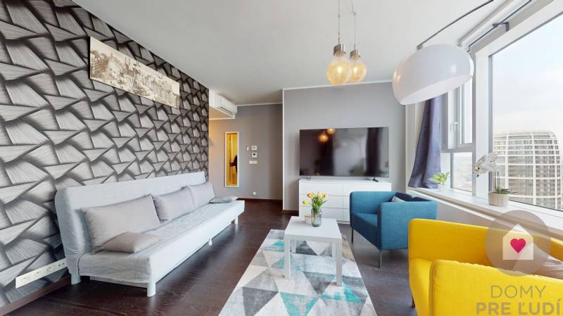 BA II/PANORAMA CITY-Furnished 1-room apartment for rent + loggia-27th 