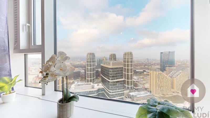 BA II/PANORAMA CITY-Furnished 1-room apartment for rent + loggia-27th 