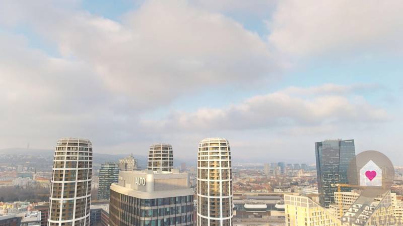 BA II/PANORAMA CITY-Furnished 1-room apartment for rent + loggia-27th 