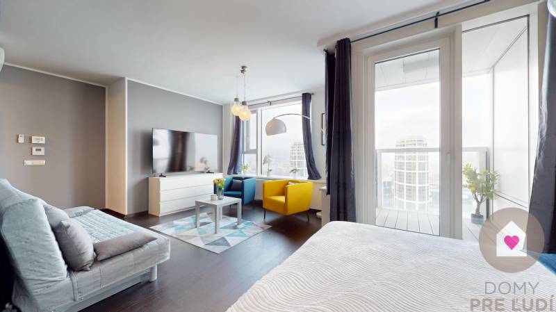 BA II/PANORAMA CITY-Furnished 1-room apartment for rent + loggia-27th 