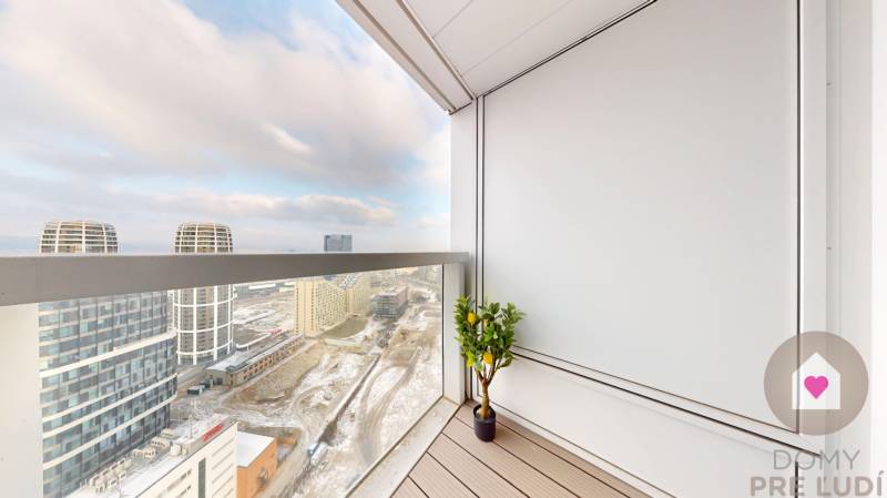 BA II/PANORAMA CITY-Furnished 1-room apartment for rent + loggia-27th 