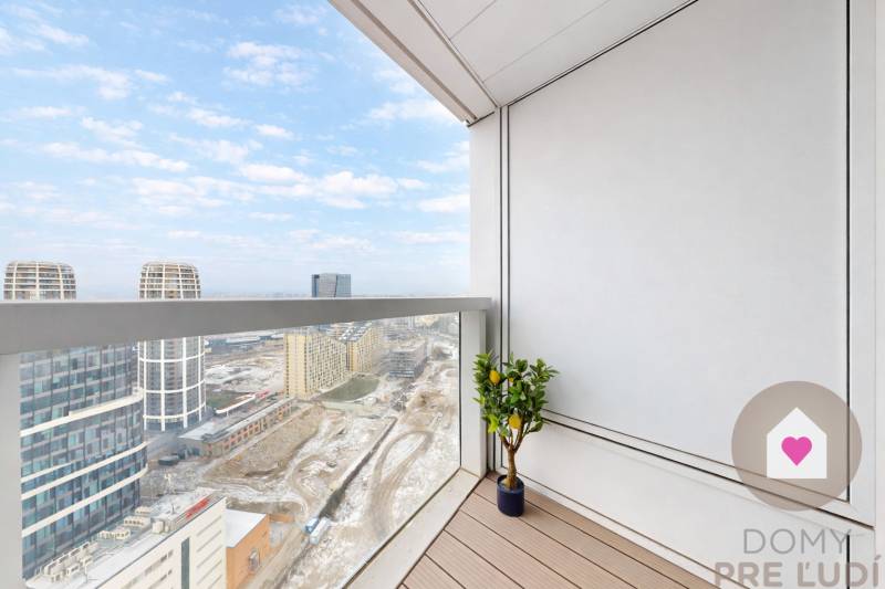 BA I/PANORAMA CITY-Furnished 1-room apartment for rent + loggia-27th 