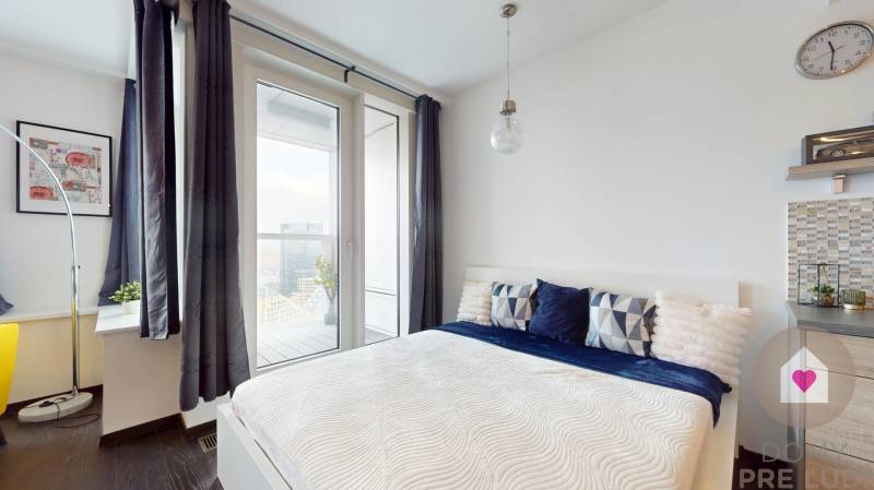 BA II/PANORAMA CITY-Furnished 1-room apartment for rent + loggia-27th 