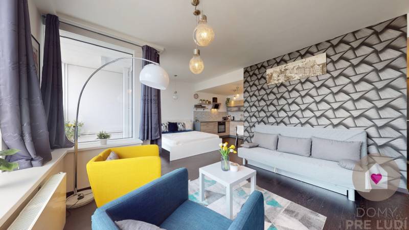 BA II/PANORAMA CITY-Furnished 1-room apartment for rent + loggia-27th 