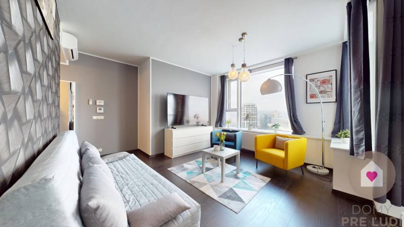 BA II/PANORAMA CITY-Furnished 1-room apartment for rent + loggia-27th 