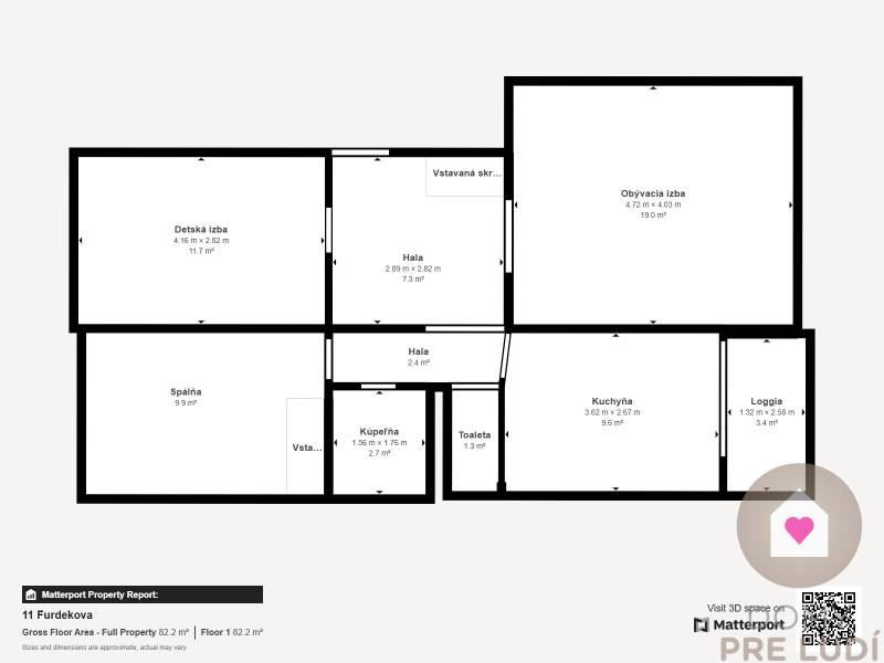 BA/PETRŽALKA-Renovated and furnished 3-room apartment with a balcony