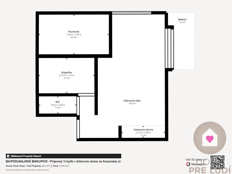 BA/POD.BISKUPICE-Long-term rental of a furnished 1-room apartment 