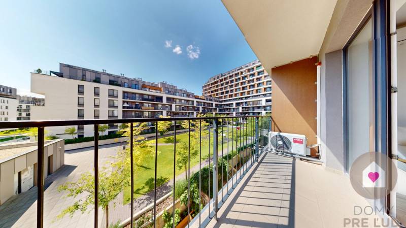 BA/PETRŽALKA-Rent 1-room apartment with air conditioning and balcony 