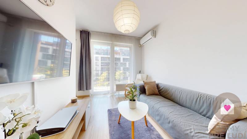 BA/PETRŽALKA-Rent 1-room apartment with air conditioning and balcony 