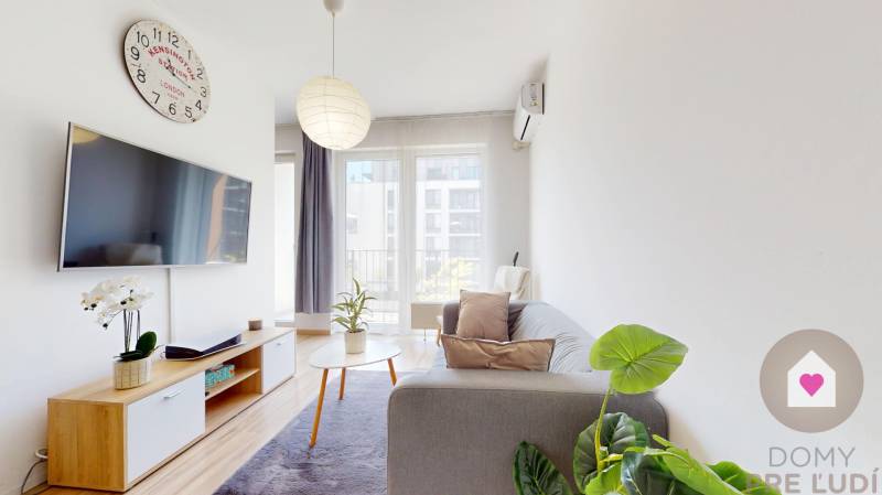 BA/PETRŽALKA-Rent 1-room apartment with air conditioning and balcony 