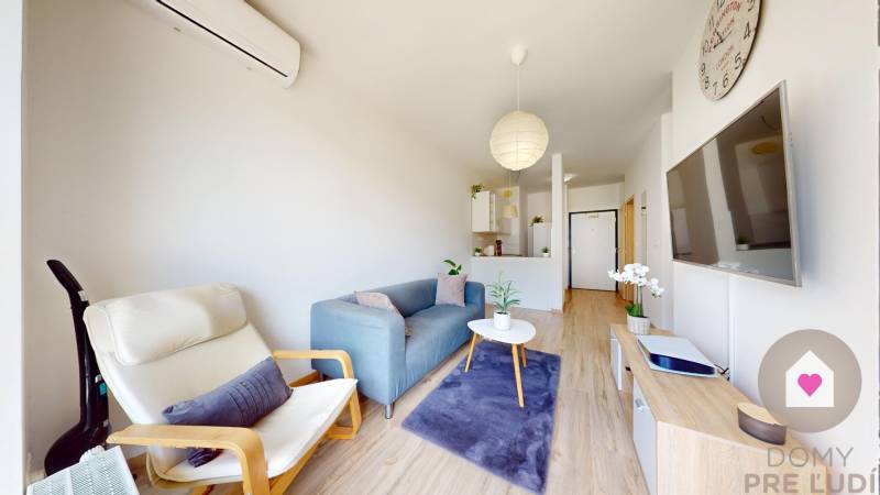 BA/PETRŽALKA-Rent 1-room apartment with air conditioning and balcony 