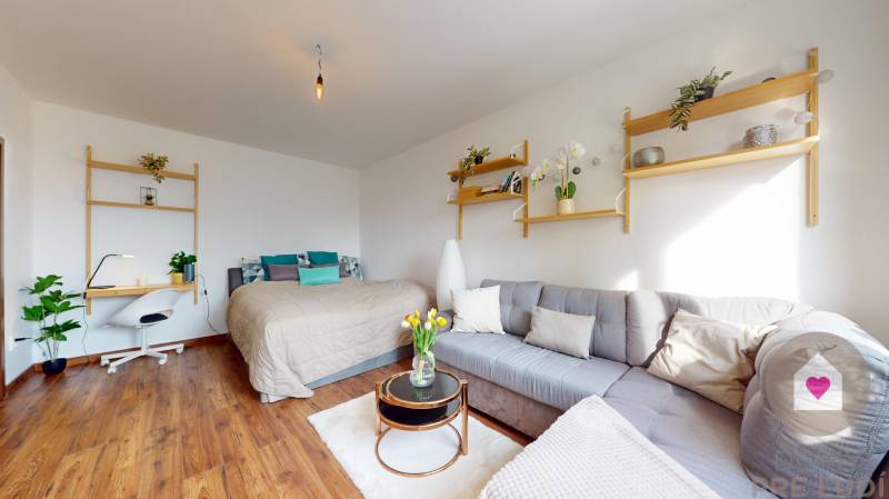 BA/DÚBRAVKA-Rent of a fully furnished 1-room apartment with a kitchen