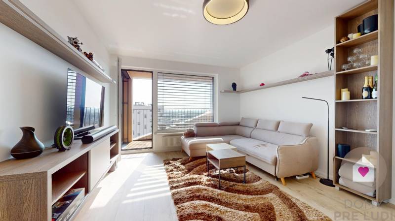 BA/PETRŽALKA-Furnished 2-room apartment with balcony in a new building