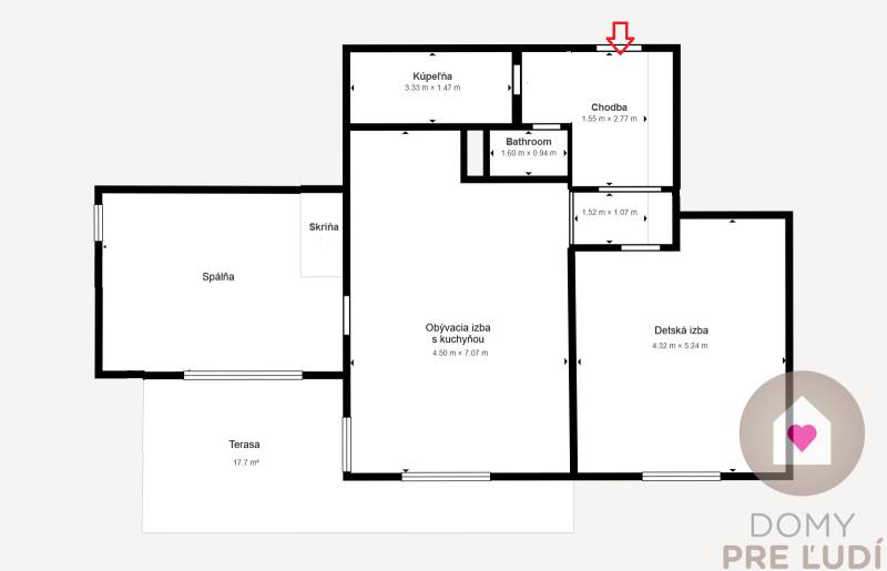 Rent Two bedroom apartment, Two bedroom apartment, Muškátová, Pezinok,